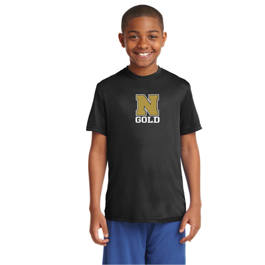 Youth - Performance Tee - (Nebraska Gold)