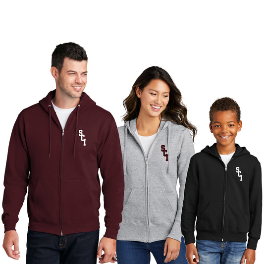 Adult, Ladies & Youth - Full Zip Hoodie - (SCI)