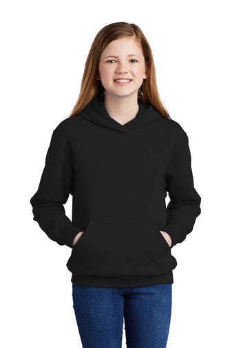 Youth - Core Fleece Pullover Hooded Sweatshirt - Nebraska Gold