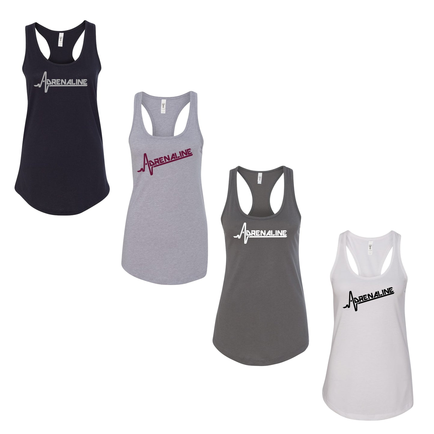 Ladies - Ideal Racerback Tank - (Adrenaline Baseball)