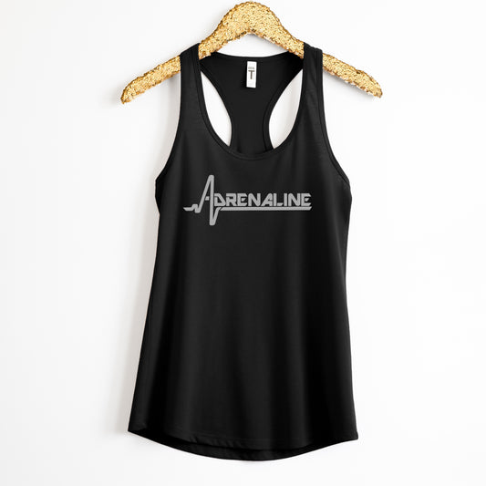 Ladies - Ideal Racerback Tank - (Adrenaline Baseball)