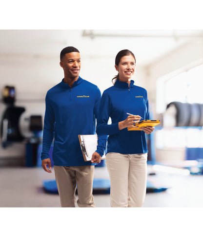 Ladies - Lightweight 1/4 Zip Pullover - (Adrenaline Baseball)