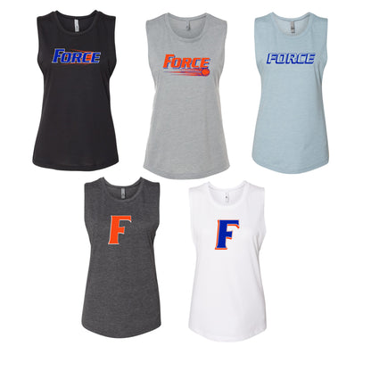 Ladies - Festival Muscle Tank - (Force Softball)