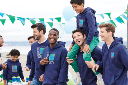 Youth & Adult -  Fleece Pullover Hooded Sweatshirt (Adrenaline Baseball)