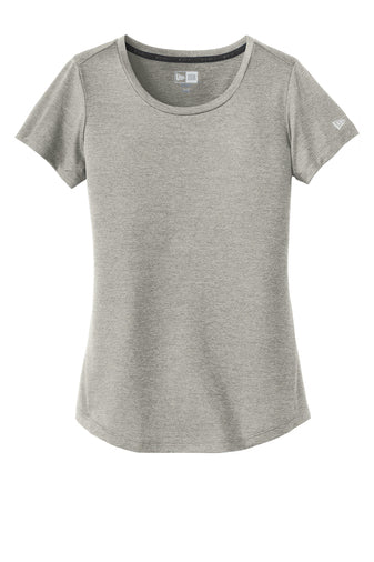 Ladies - New Era Performance Scoop Tee - (Nebraska Gold)