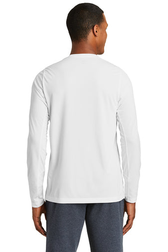 Adult - New Era Performance Long Sleeve Crew Tee - (Nebraska Gold)