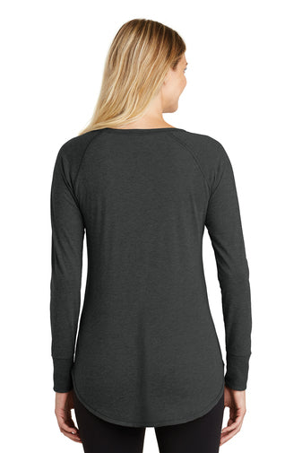 Ladies - District ® Perfect Tri ® Long Sleeve Tunic Tee - (Ankeny Real Estate Group)