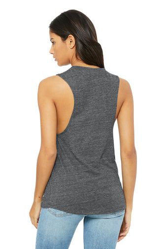 Ladies - Bella Flowy Muscle Tank - (Iowa Energy Baseball)