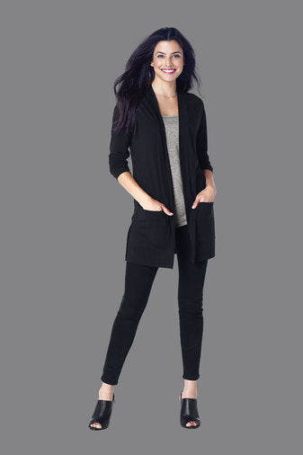 Ladies - Port Authority ® Concept Long Pocket Cardigan - (Ankeny Real Estate Group)