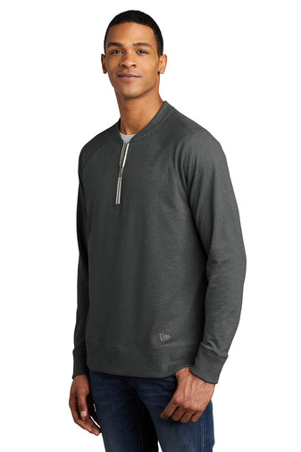 Sueded Cotton Blend 1/4-Zip Pullover- Centennial Jaguars