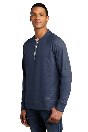 Adult - New Era ® Sueded Cotton Blend 1/4-Zip Pullover - (Ankeny Real Estate Group)
