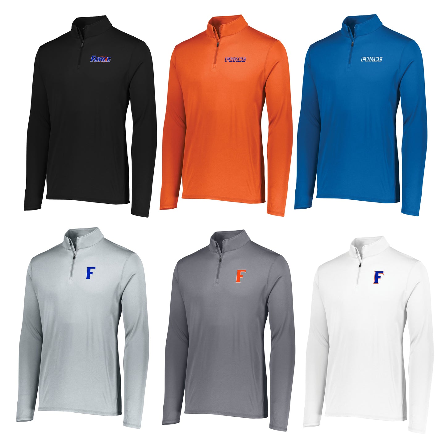 Adult - 1/4 Zip Pullover - (Force Softball)