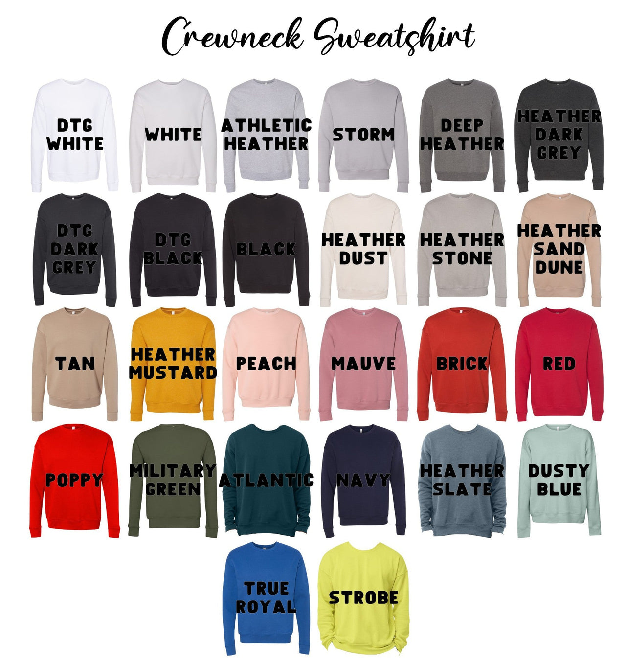 Adult - Unisex Drop Shoulder Sweatshirt - (Bella+Canvas - Custom)