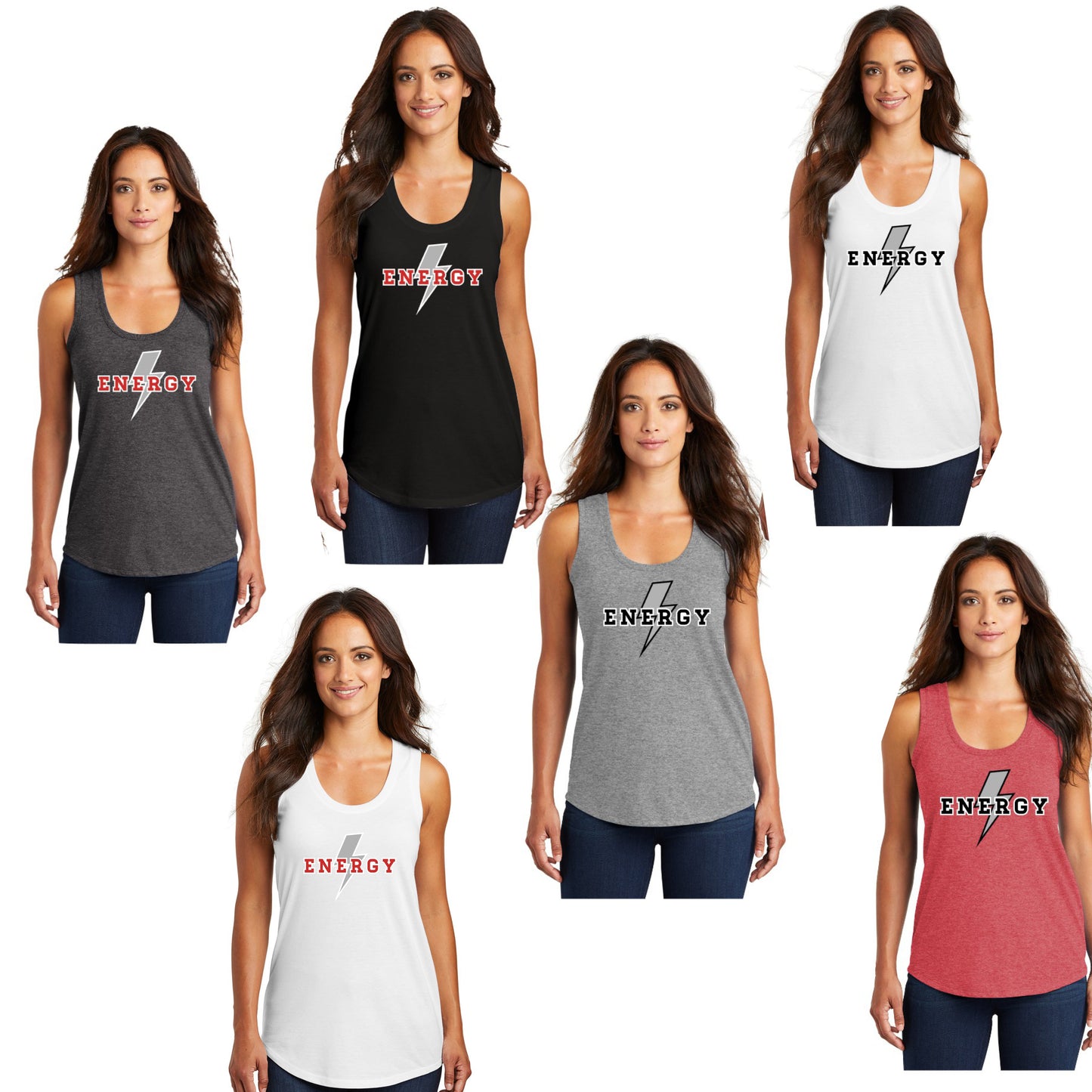 Ladies - District Racerback Tank - (Iowa Energy Baseball)