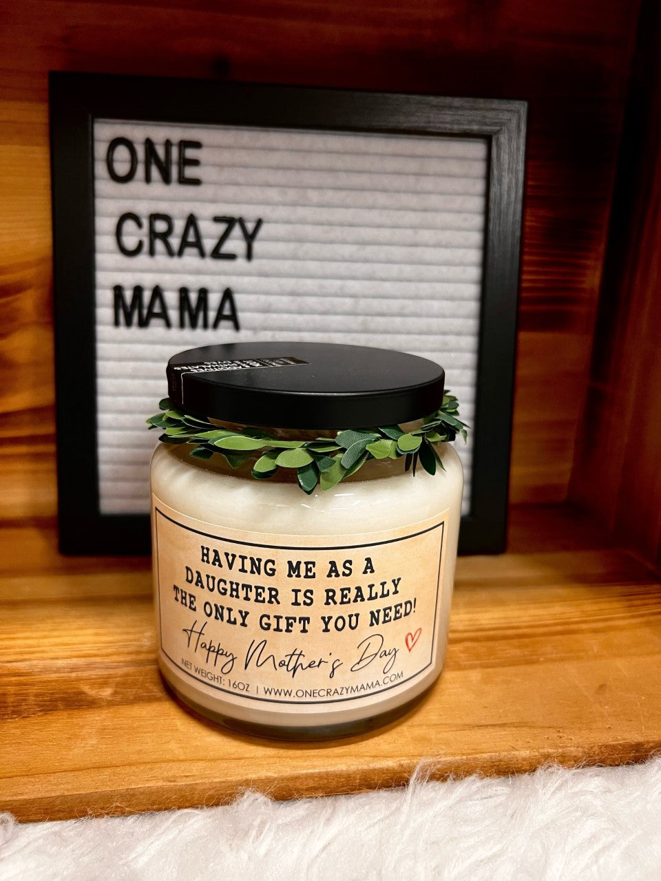Mother's Day Candles- 16 oz Apothecary Candles (Pick the saying & Scent)