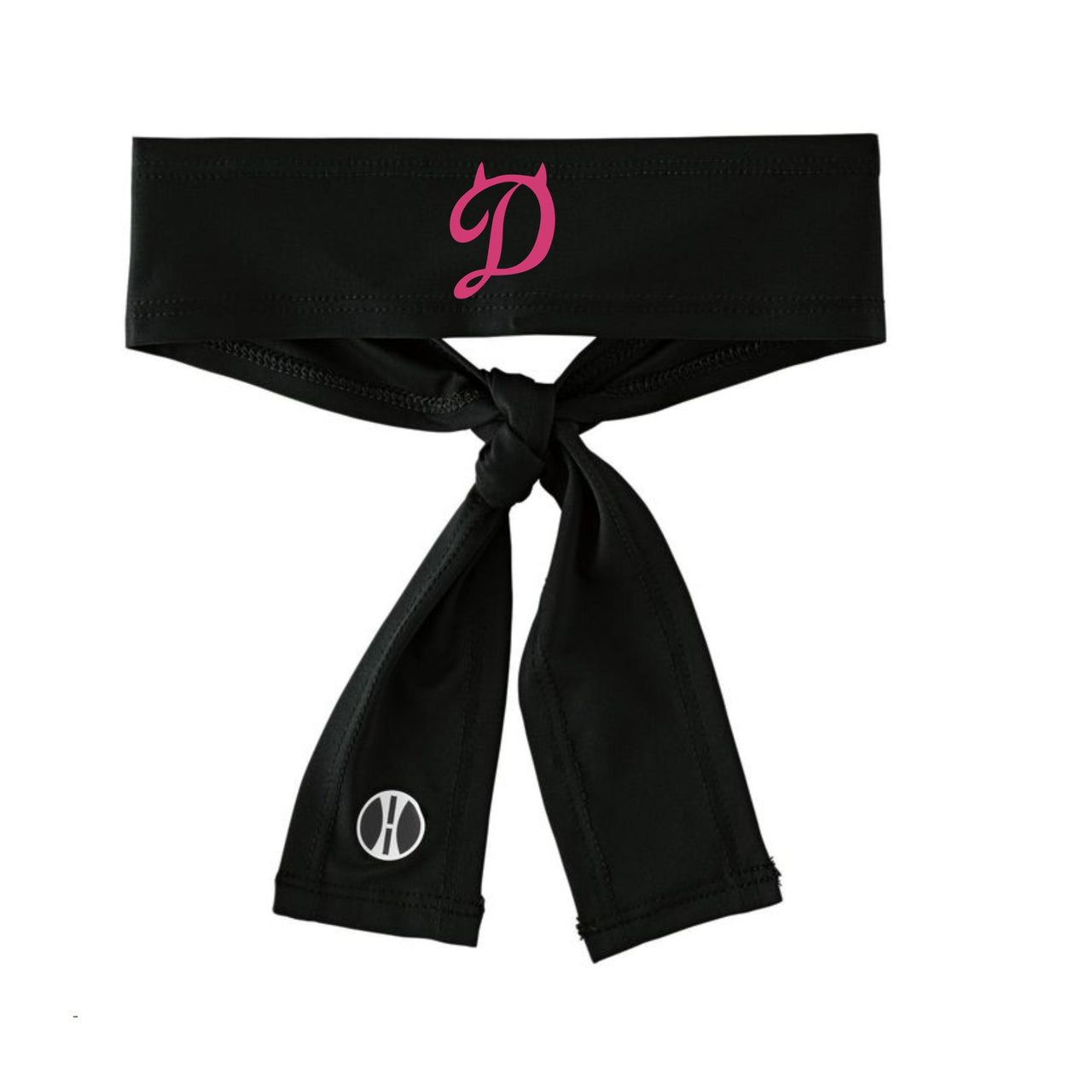 Tie Headband - Diablas (Pink)