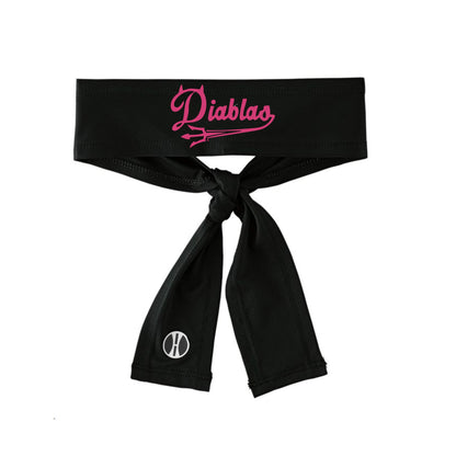 Tie Headband - Diablas (Pink)