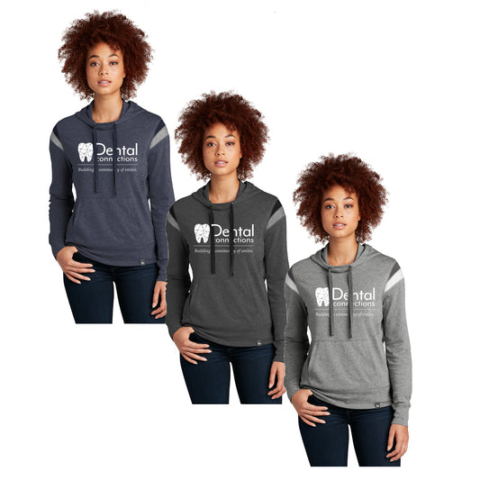 Ladies - Heritage Blend Varsity Hoodie - (Dental Connections)