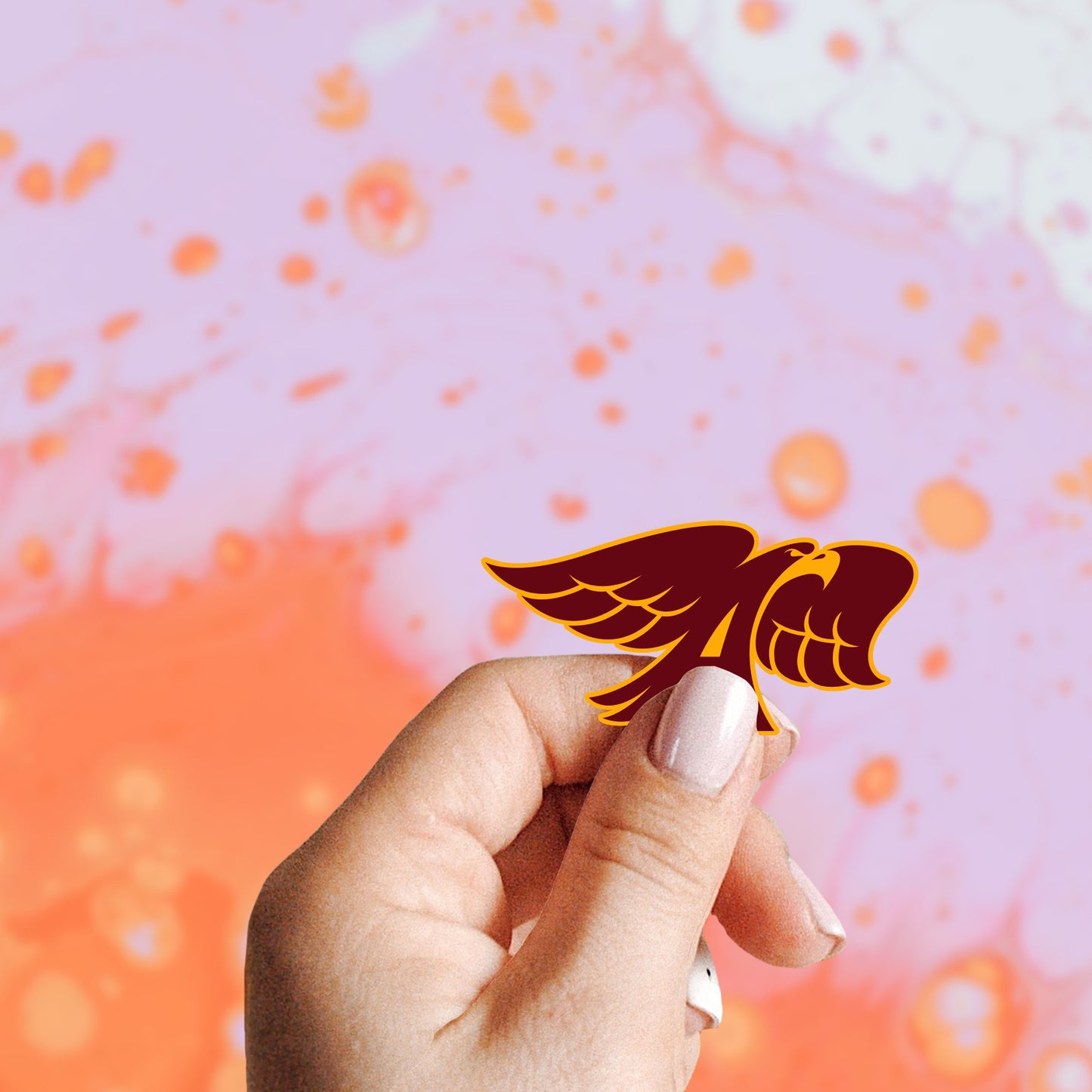 Ankeny Hawks Vinyl Die Cut Sticker