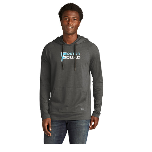 Adult - New Era Tri-Blend Lightweight Hooded Tee - (Foster Squad)