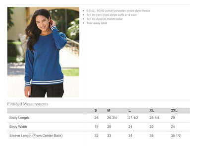 AVAILABLE NOW IN L - Ladies Relay Crewneck Sweatshirt