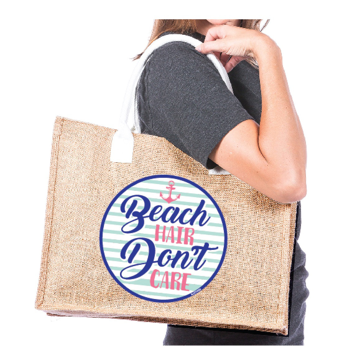 AVAILABLE NOW -  Beach Hair Don't Care Tote Bag