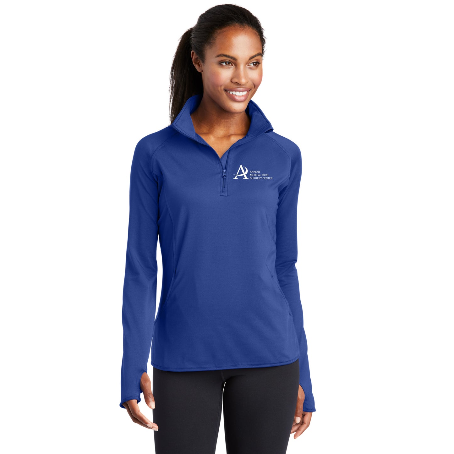 Ladies - Sport Tek Stretch 1/2-Zip Pullover (Ankeny Medical Park)