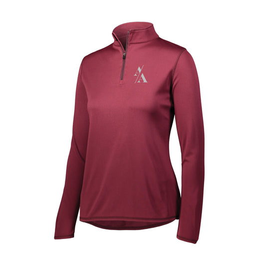 Ladies - Lightweight 1/4 Zip Pullover - (Adrenaline Baseball)