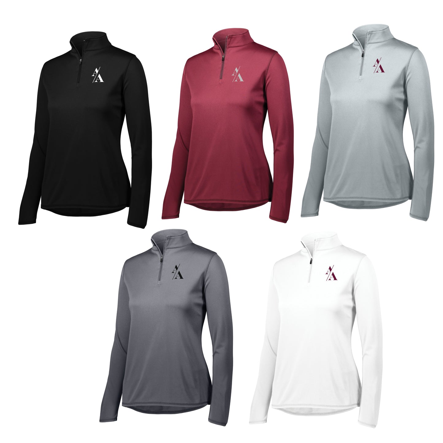 Ladies - Lightweight 1/4 Zip Pullover - (Adrenaline Baseball)