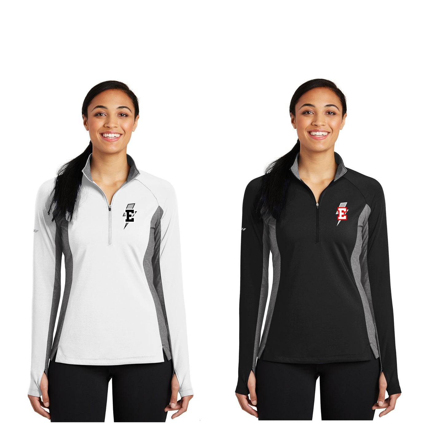 Ladies - Sport Tek 1/2-Zip (Iowa Energy Baseball)