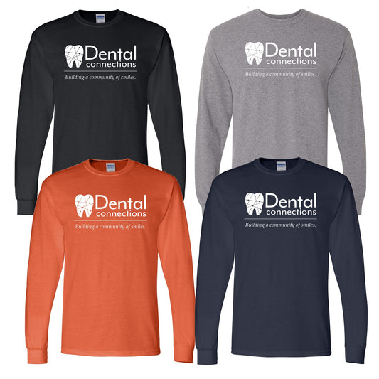 Adult - Gildan® - DryBlend® 50 Cotton/50 Poly Long Sleeve T-Shirt - (Dental Connections)