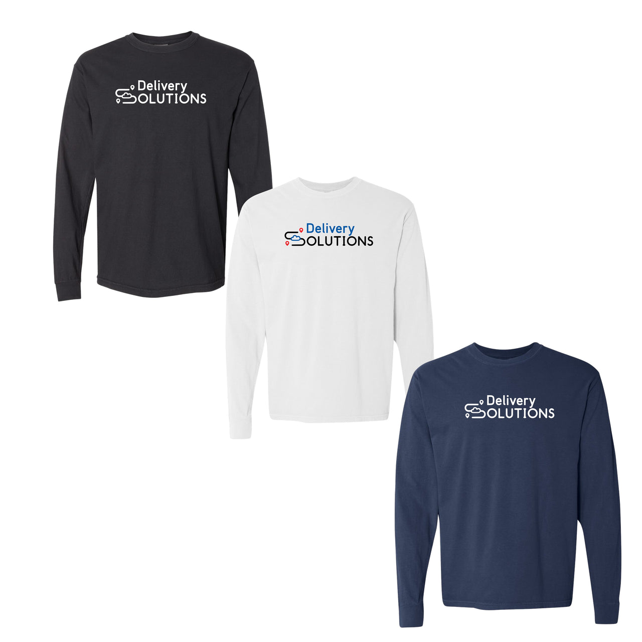 Adult - Unisex Long Sleeve Tee - Comfort Colors (Delivery Solutions)
