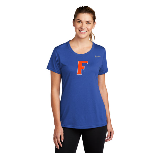 Ladies - Nike Poly Jersey Tee - (Force Softball)