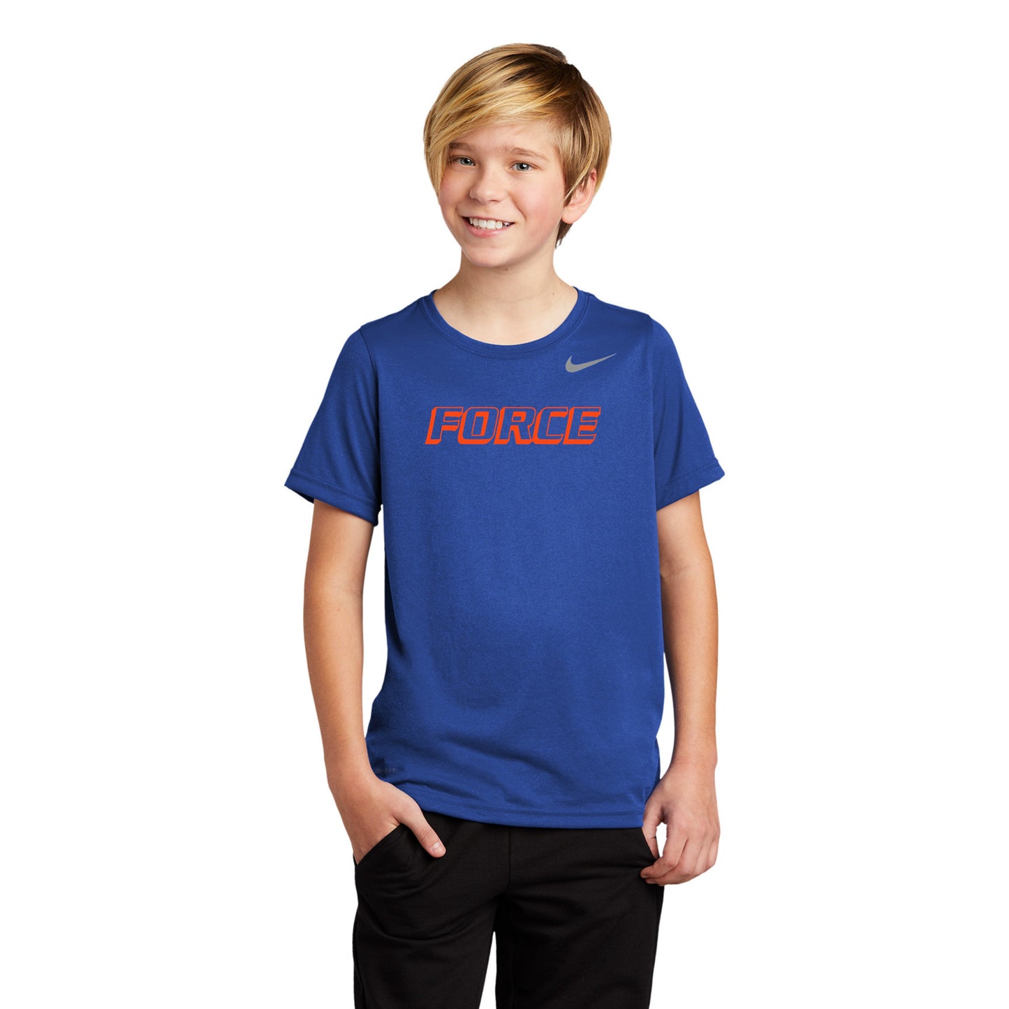 Youth - Nike Poly Jersey Tee - (Force Softball)