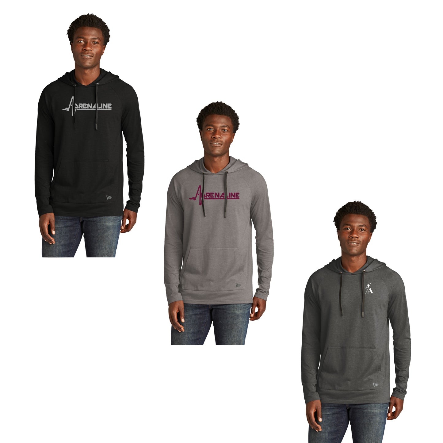 Adult - Lightweight Hooded Tee - (Adrenaline Baseball)