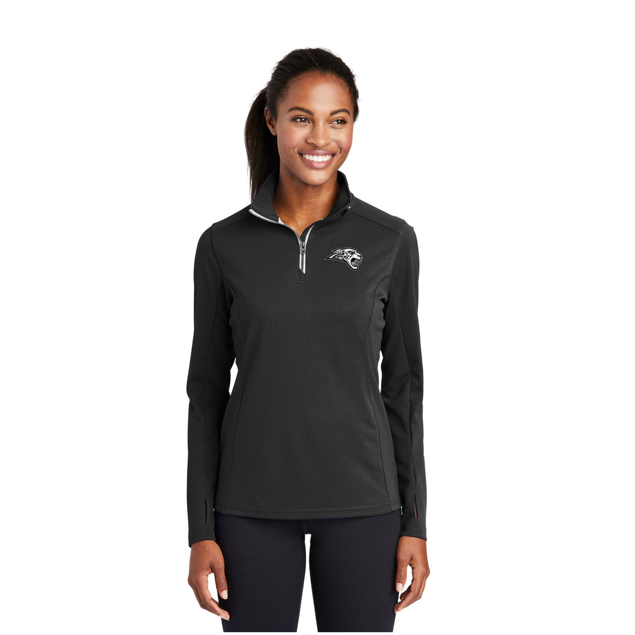 Ladies -Sport-Wick® Textured 1/4-Zip Pullover - (Centennial Jaguars Football 2023)