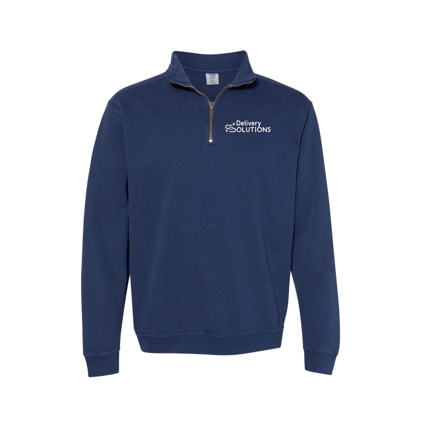 Adult - Unisex Quarter Zip Sweatshirt - Comfort Colors (Delivery Solutions)