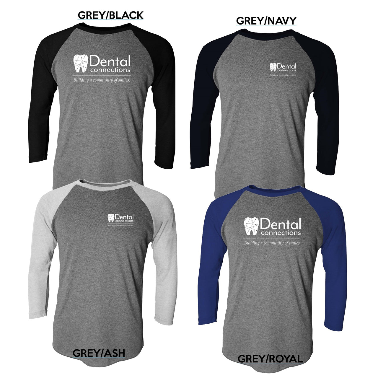 Adult - Tri-Blend Crewneck T-Shirt - (Dental Connections)