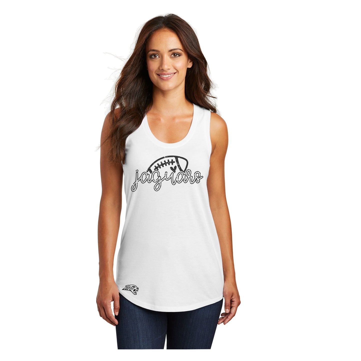 Ladies - Perfect Tri ® Racerback Tank - (Centennial Jaguars Football 2023)