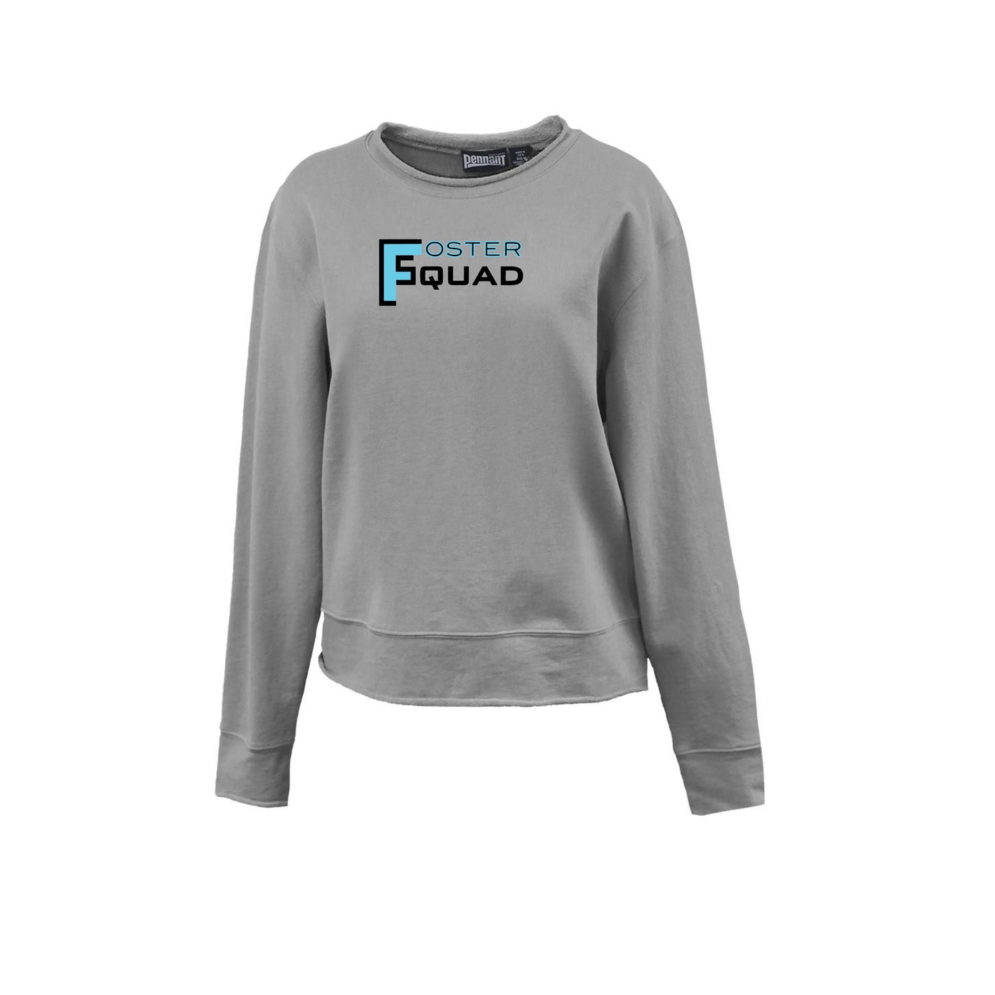 Ladies - Roll Edge Crewneck Sweatshirt - (Foster Squad)