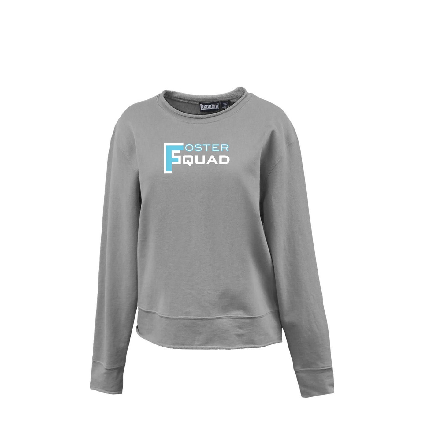 Ladies - Roll Edge Crewneck Sweatshirt - (Foster Squad)