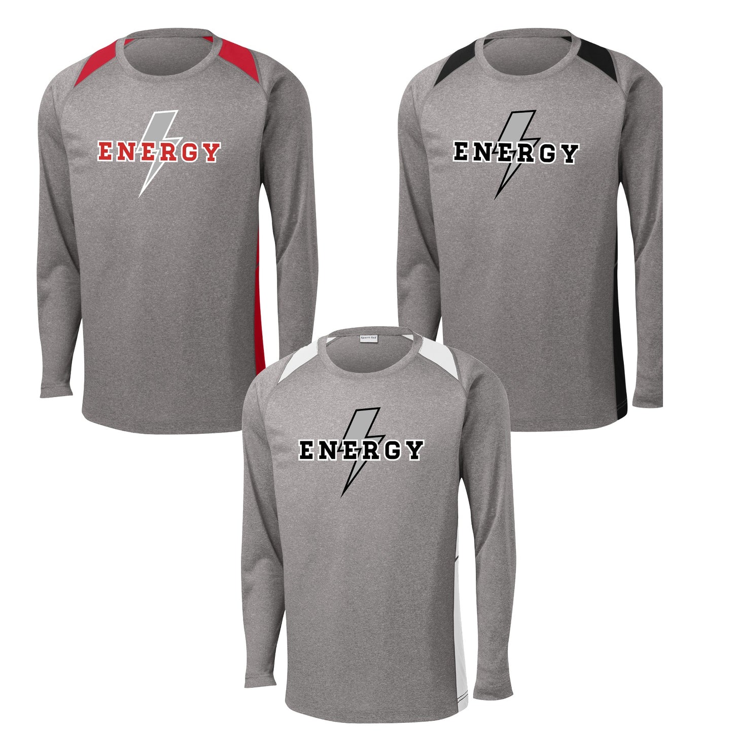 Adult - Sport Tek Performance Long Sleeve Tee (Iowa Energy Baseball)