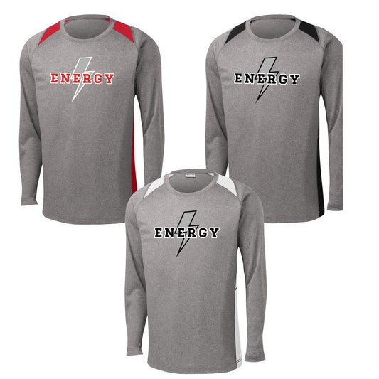 Adult - Sport Tek Performance Long Sleeve Tee (Iowa Energy Baseball)