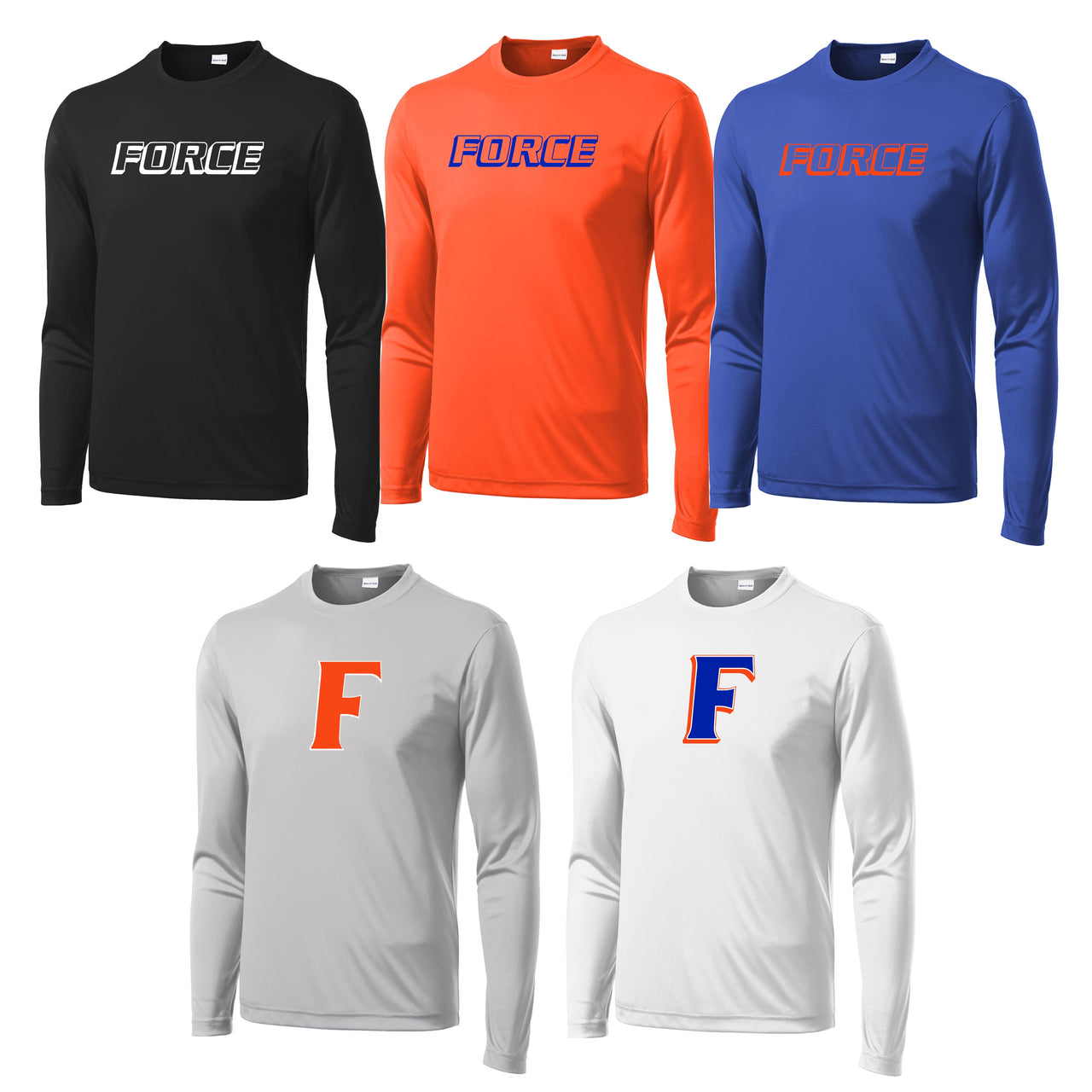 Adult - PosiCharge® Competitor™ Performance LS Tee  (Force Softball)