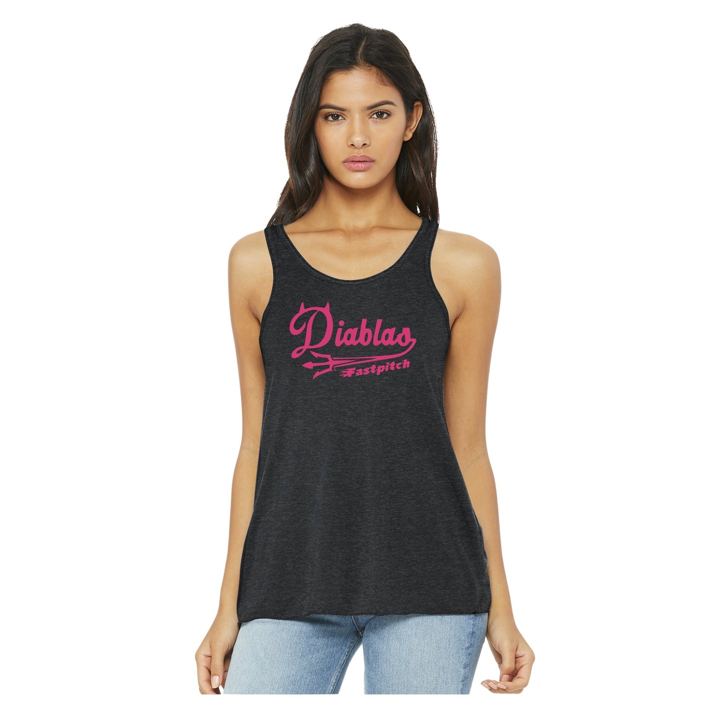 Adult - Ladies Flowy Racerback Tank - Diablas