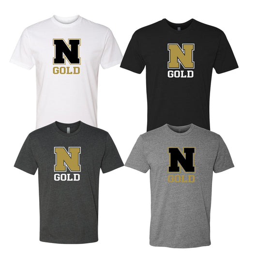 Adult & Youth - Next Level Unisex Tee - (Nebraska Gold)