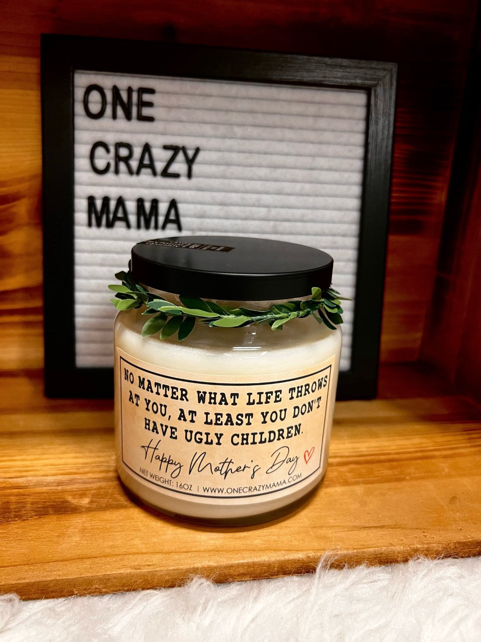 Mother's Day Candles- 16 oz Apothecary Candles (Pick the saying & Scent)