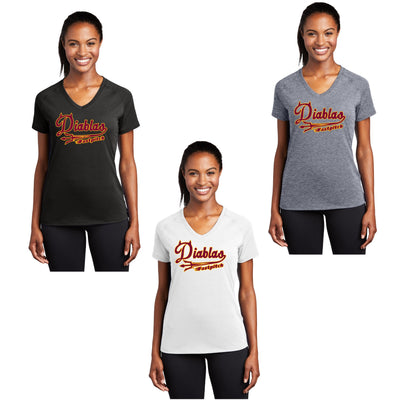 Ladies - Ultimate Performance V-Neck - (Diablas)