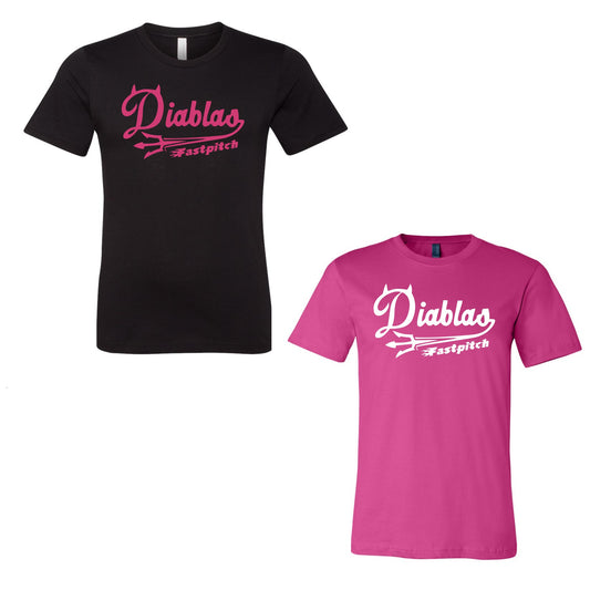 Youth - Unisex Jersey Tee - Diablas (Pink)