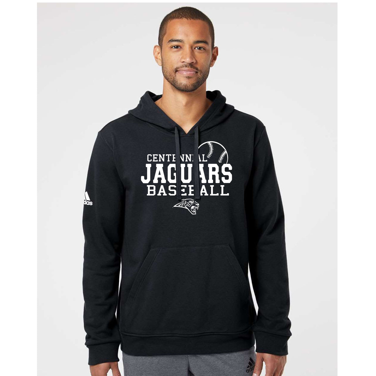 Centennial Jaguars Baseball - Adidas Unisex Fleece Hooded Sweatshirt